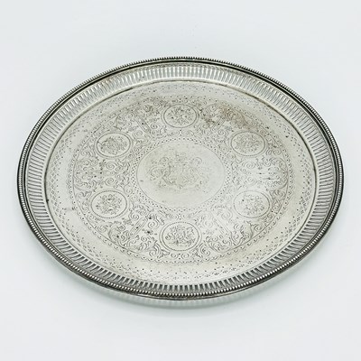 Lot 1221 - Victorian Sterling Silver Tray