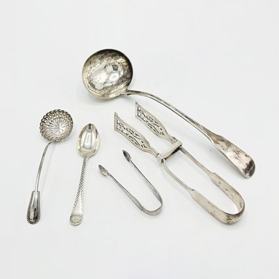 Lot 1228 - Group of English Sterling Silver Serving Pieces