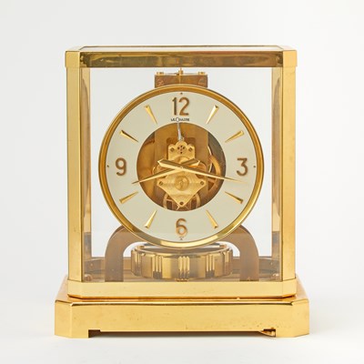 Lot 329 - Jaeger LeCoultre Brass Atmos Clock