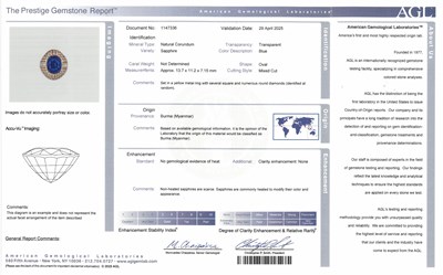 Lot 182 - Gold, Sapphire and Diamond Ring