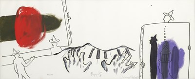 Lot 162 - Crash/John Matos (b. 1961), Mark Kostabi (b. 1960) and James Poppitz (b. 1957)