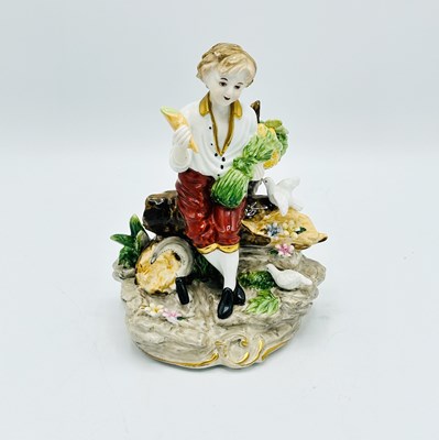 Lot 1195 - Meissen Porcelain Figure of Harvest