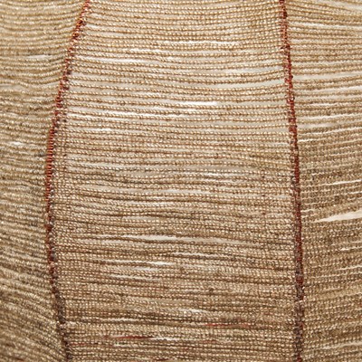Lot 554 - Modern Beaded Metal Hanging Light Fixture