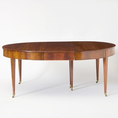 Lot 579 - Louis XVI Style Mahogany Extension Dining Table