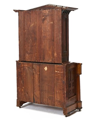 Lot 169 - Gothic Revival Walnut Secretary Bookcase