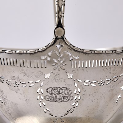 Lot 150 - Tiffany & Co. Sterling Silver "Marquise" Pattern Centerpiece Basket