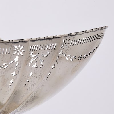 Lot 150 - Tiffany & Co. Sterling Silver "Marquise" Pattern Centerpiece Basket