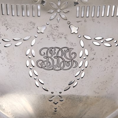 Lot 150 - Tiffany & Co. Sterling Silver "Marquise" Pattern Centerpiece Basket