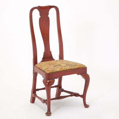 Lot 1065 - Queen Anne Maple Side Chair