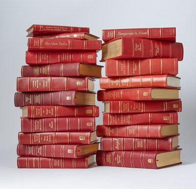 Lot 6 - Collection of specially bound copies of Barbara Taylor Bradford works