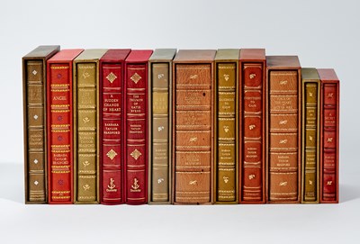 Lot 7 - A group of specially bound copies of Barbara Taylor Bradford OBE novels.