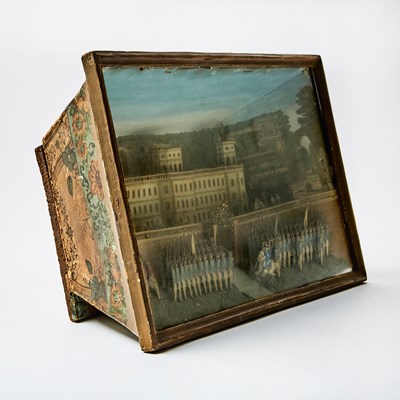 Lot 1133 - Shadowbox Diorama of Soldiers on Guard