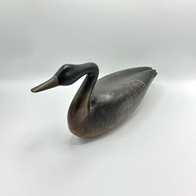 Lot 1195 - Carved and Painted Wood Standing Goose Decoy
