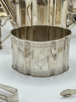 Lot 1096 - American Sterling Silver Coffee and Tea Service with Tray