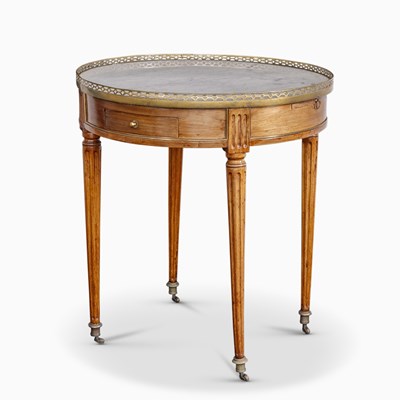 Lot 1130 - Directoire Mahogany and Gilt-Bronze Bouillotte Table