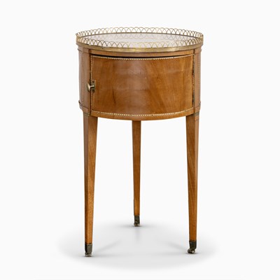 Lot 1154 - Louis XVI Gilt-Bronze Mounted Mahogany End Table