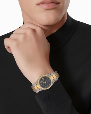 Lot 1055 - Rolex Stainless Steel and Gold 'Datejust' Wristwatch, Ref. 16203