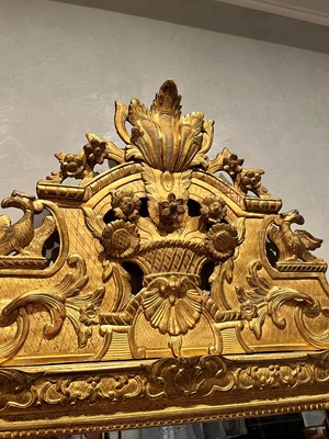 Lot 224 - Régence Giltwood Mirror