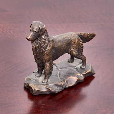 Lot 344 - Virginia Perry Gardiner Bronze Figure of a Retriever
