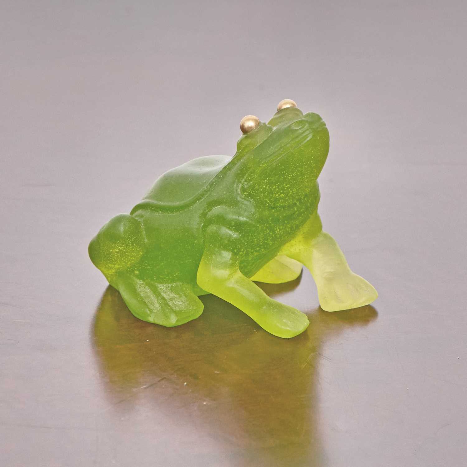 Lot 211 - Daum Pâte de Verre Frog