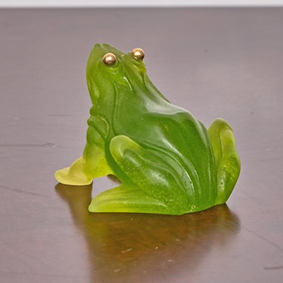 Lot 211 - Daum Pâte de Verre Frog