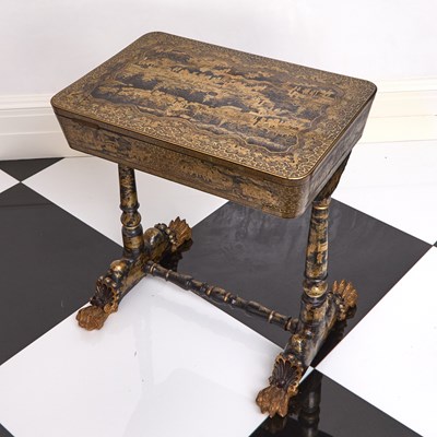 Lot 140 - Chinese Export Lacquer Work Table