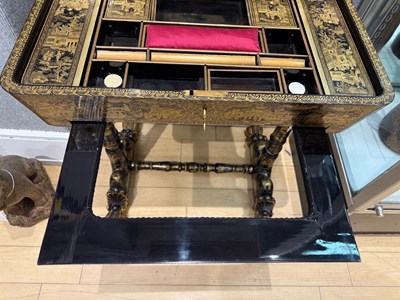 Lot 140 - Chinese Export Lacquer Work Table