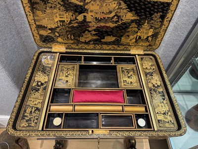 Lot 140 - Chinese Export Lacquer Work Table