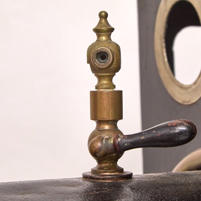 Lot 219 - Continental Painted Metal and Brass Prins Hendrik Model Locomotive Steam Engine