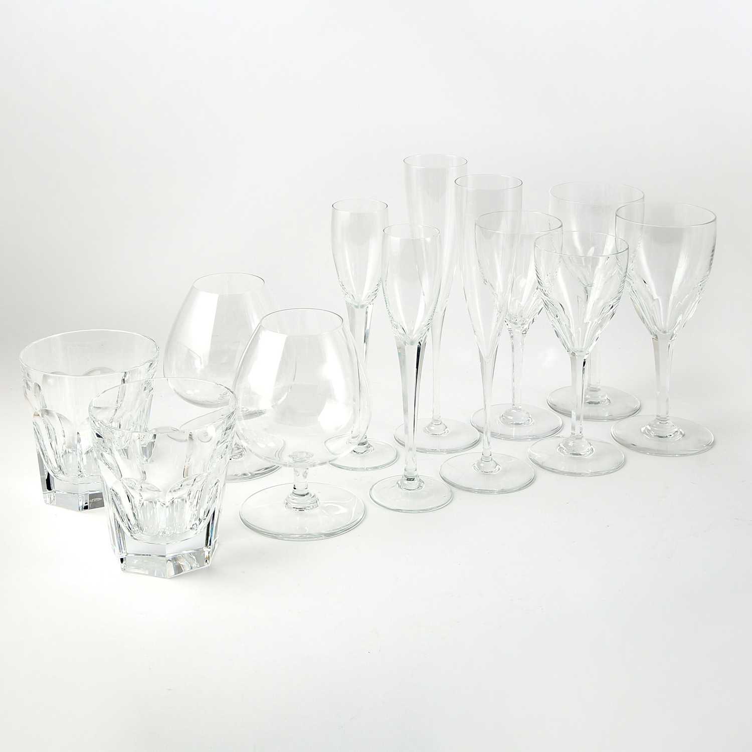 Lot 270 - Group of Baccarat Colorless Glass Stemware
