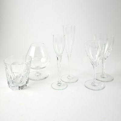 Lot 270 - Group of Baccarat Colorless Glass Stemware