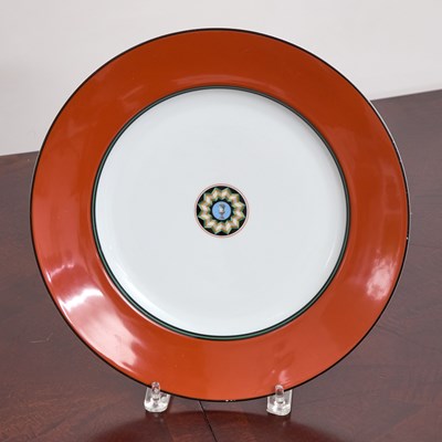 Lot 273 - Puiforcat for Limoges Porcelain 'Pompeii' Pattern Partial Table Service
