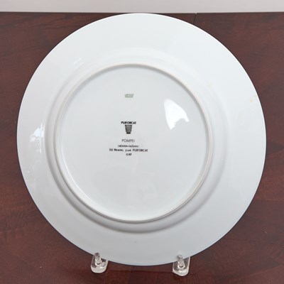 Lot 273 - Puiforcat for Limoges Porcelain 'Pompeii' Pattern Partial Table Service