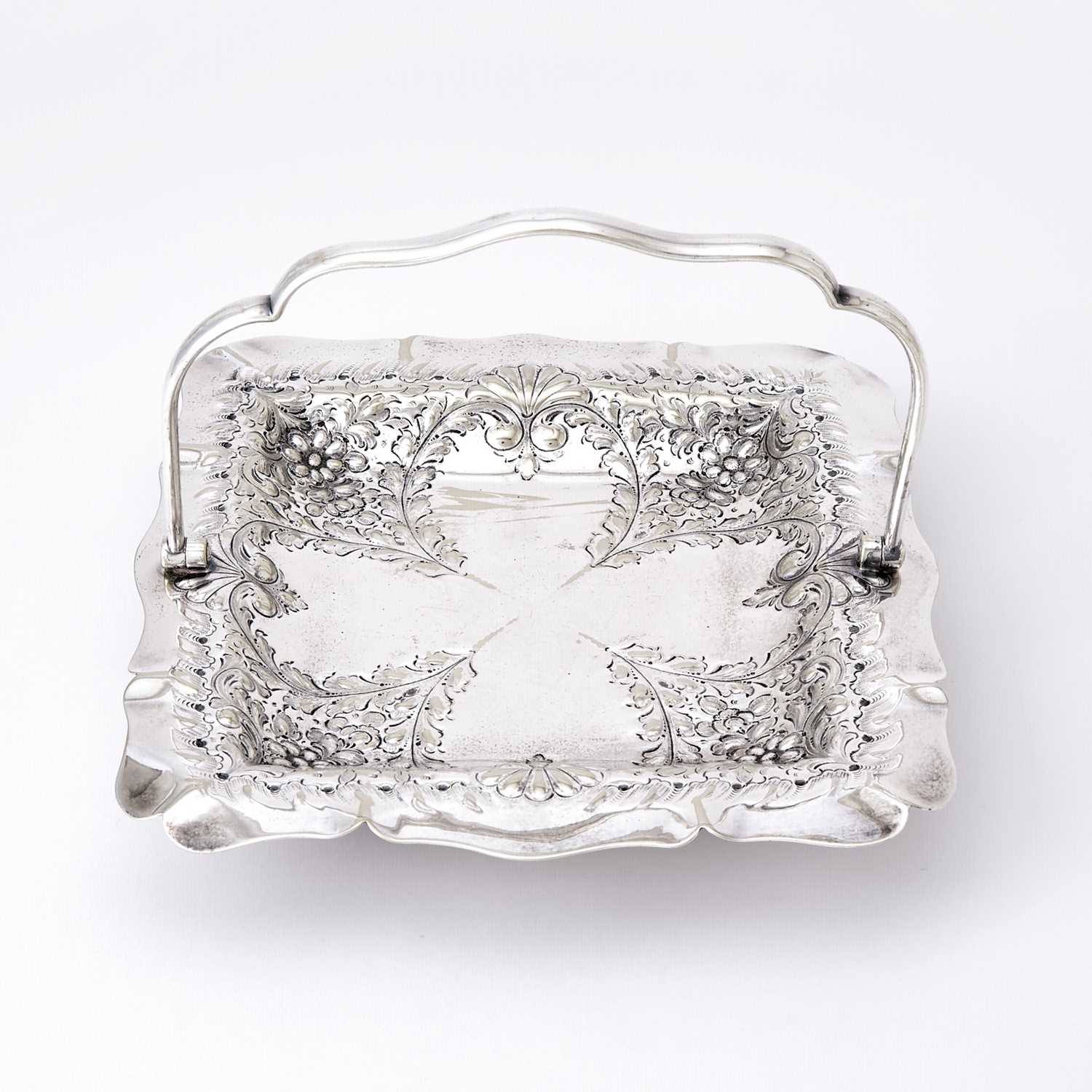 Lot 115 - American Silver-Plated Fruit Basket