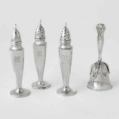 Lot 129 - Group of Sterling Silver and Silver-Plated Serving Flatware and Hollowware