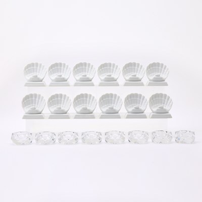 Lot 98 - Group of Sterling Silver, Silver-Plated and Ceramic Table Articles