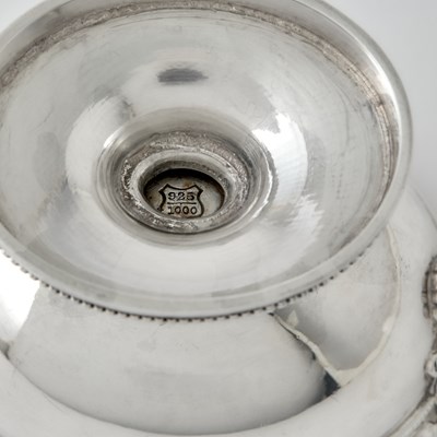Lot 98 - Group of Sterling Silver, Silver-Plated and Ceramic Table Articles
