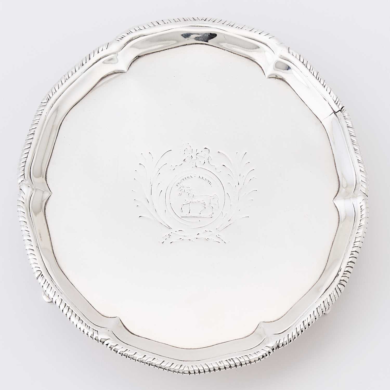 Lot 100 - George III Sterling Silver Salver