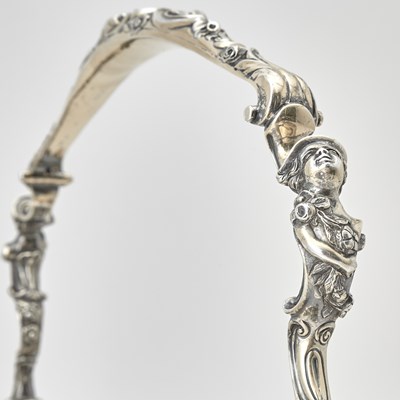 Lot 117 - Victorian Sterling Silver Gilt Cake Basket