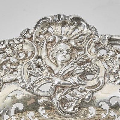 Lot 117 - Victorian Sterling Silver Gilt Cake Basket