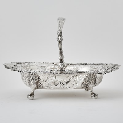 Lot 102 - George II Sterling Silver Cake Basket