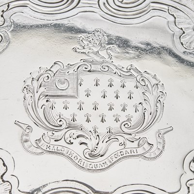 Lot 102 - George II Sterling Silver Cake Basket