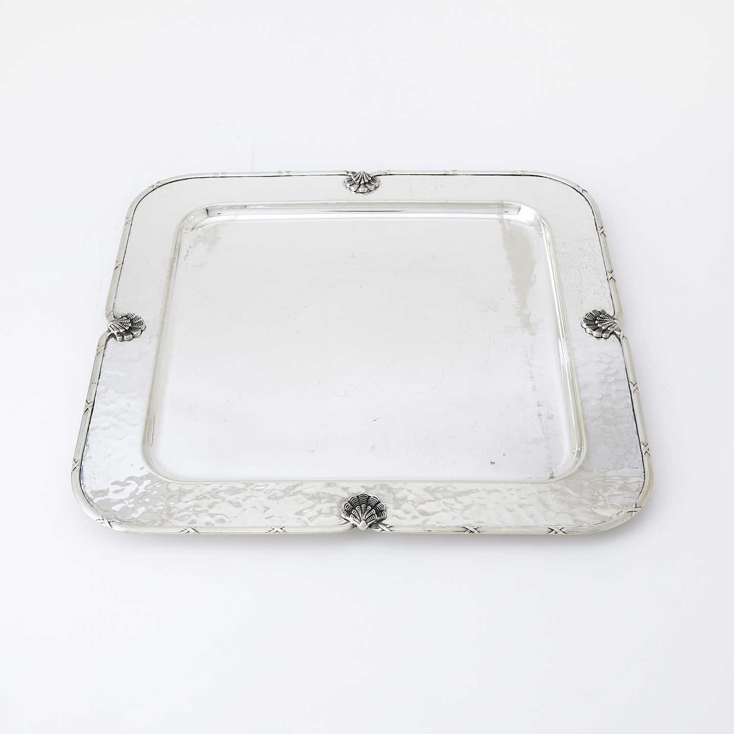 Lot 120 - Spanish Silver Plated Square Tray