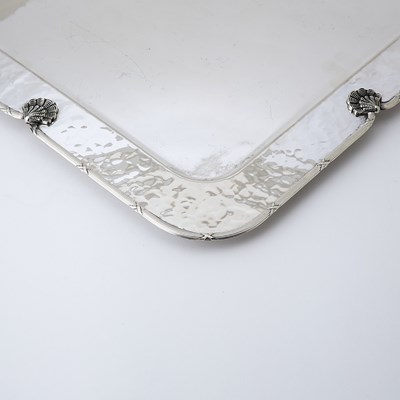 Lot 120 - Spanish Silver Plated Square Tray