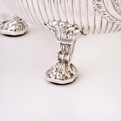 Lot 116 - Victorian Sterling Silver Monteith Centerpiece Bowl