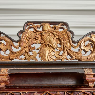 Lot 153 - Parcel Gilt Lacquered Chinese Wood Cabinet