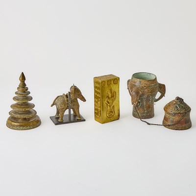 Lot 172 - Group of Indian and Himalayan Decorative Articles