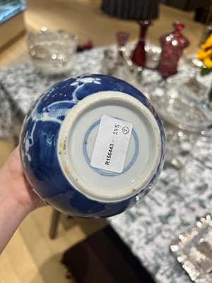 Lot 142 - Three Chinese Blue and White Porcelain Ginger Jars