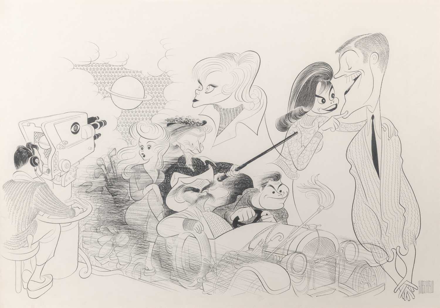 Lot 63 - Al Hirschfeld presents Mary Tyler Moore and Dick Van Dyke in the CBS Wednesday Night Lineup