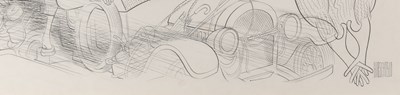 Lot 63 - Al Hirschfeld presents Mary Tyler Moore and Dick Van Dyke in the CBS Wednesday Night Lineup